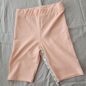 H&M Peach Biker Shorts